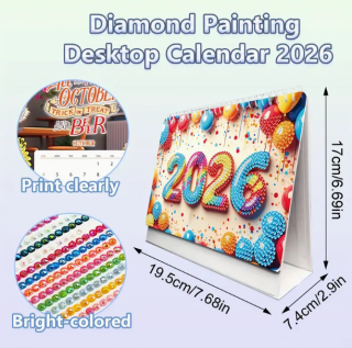 Preview: Diamond Painting Kalender 2026 13 teilig